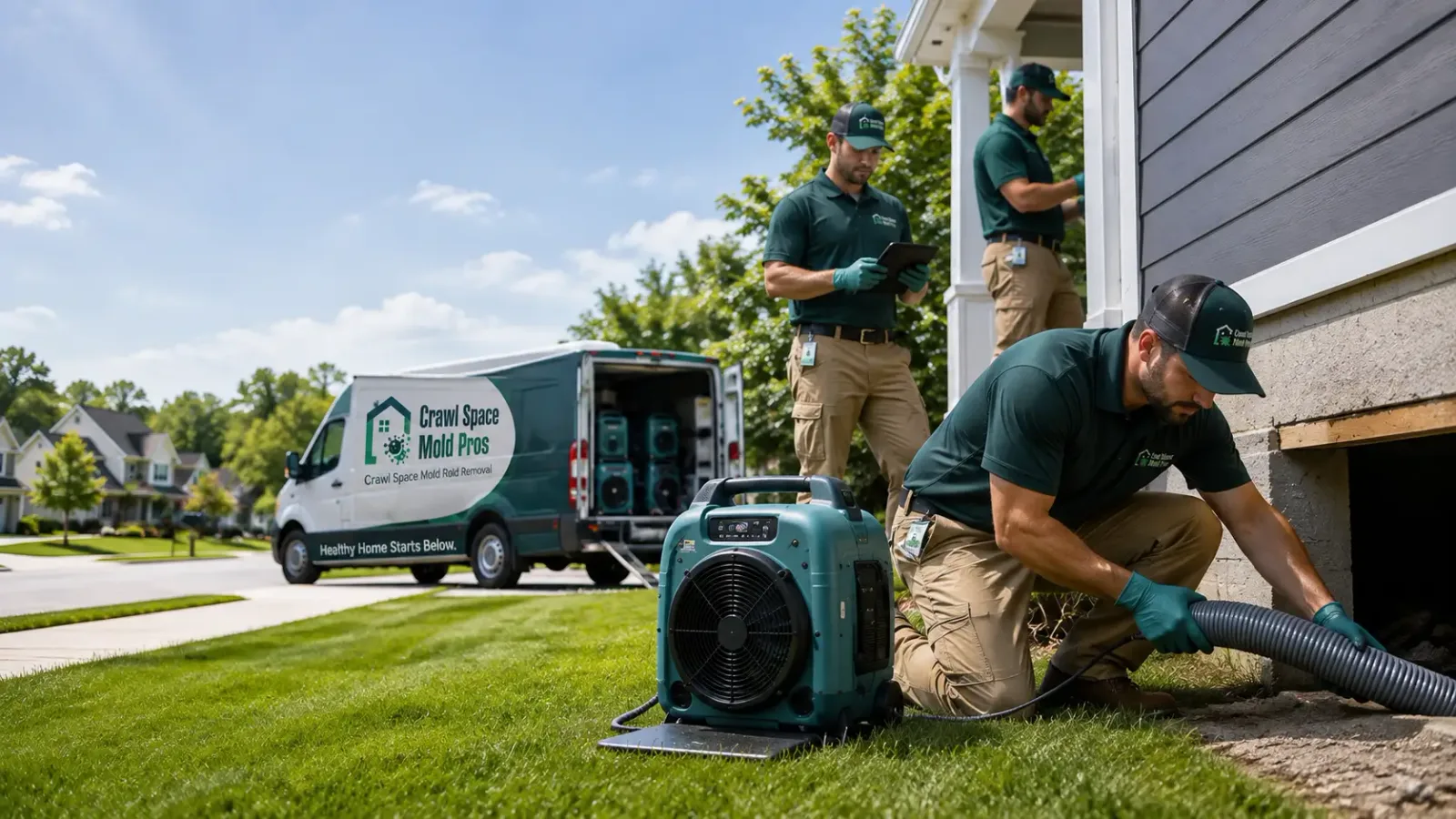 Crawl Space Mold Removal in Champaign, IL